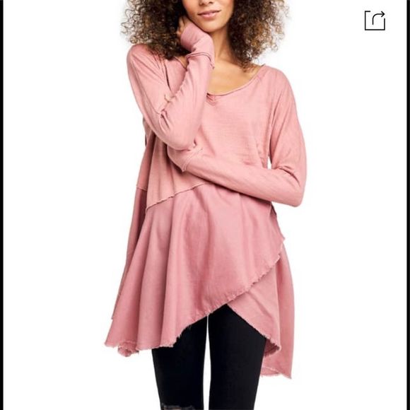 Free People Tops Free People Comin Inhot Tunicin Oh Bloom